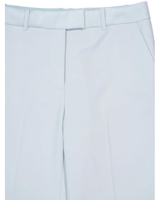 Zimmermann White Straight-Leg Trousers