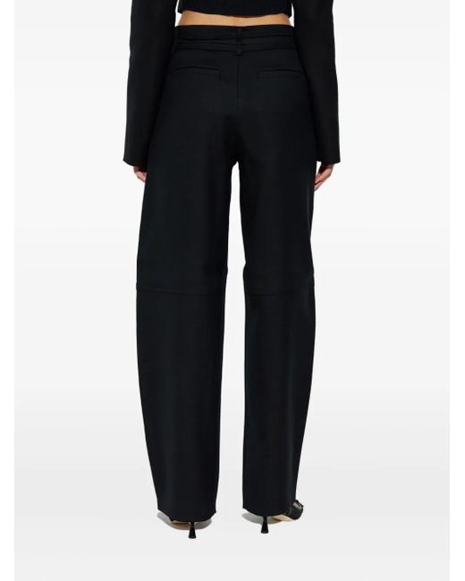 Sportmax Blue Hook-Fastening Trousers