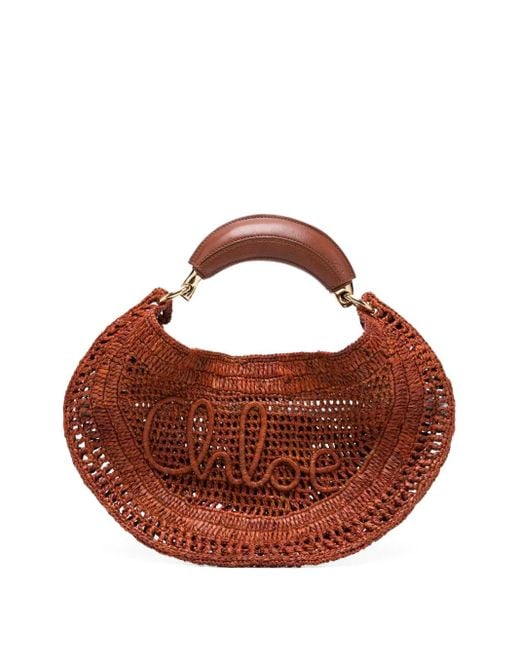Borsa Tote Summer Banana di Chloé in Brown