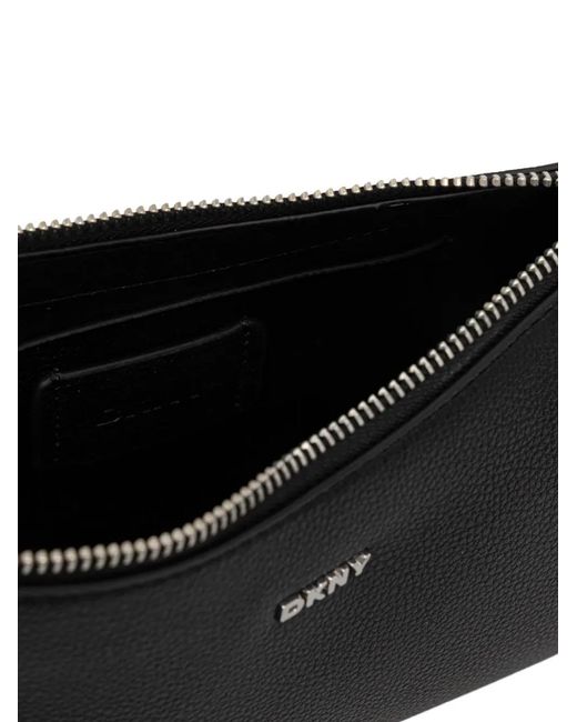 DKNY Black Logo-Plaque Shoulder Bag