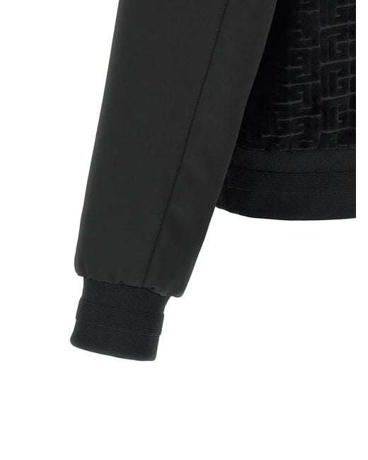 Balmain Bomberjacke Mit Logo-Muster in Black für Herren