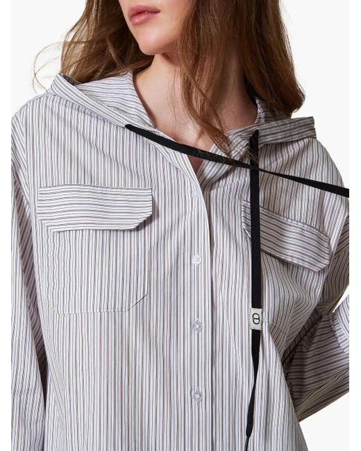 Twinset ストライプ シャツ Gray