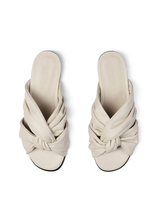 Scarosso White Bebe Slides
