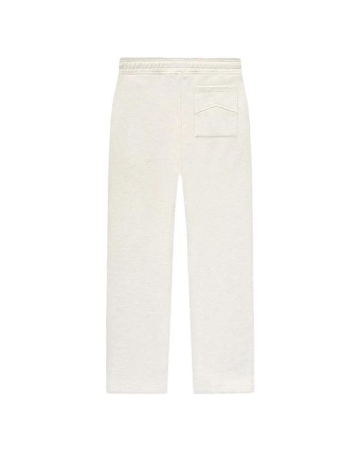 Rhude White Script Logo-Print Track Pants for men