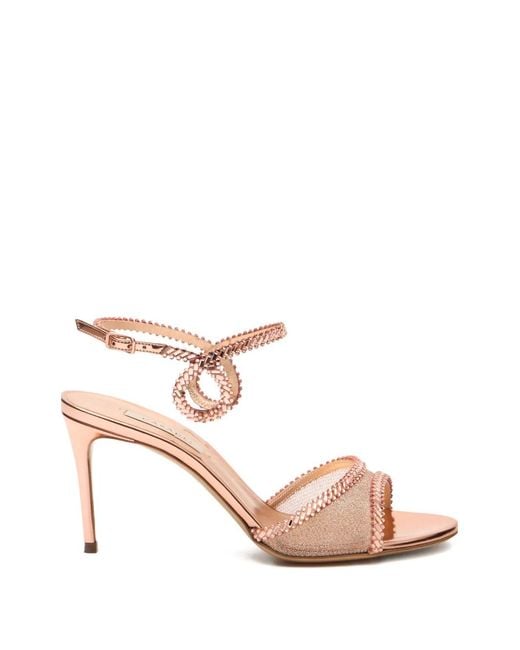 Casadei Pink Josephine Sandals