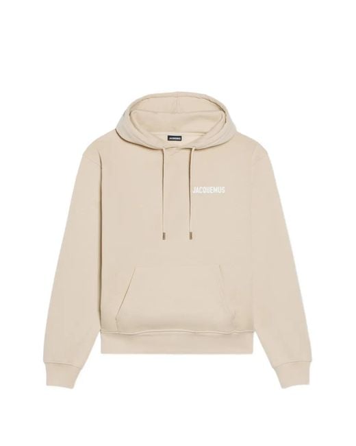 Jacquemus Natural Drawstring Hoodie