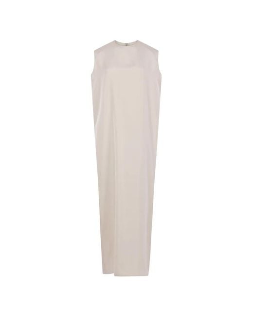 Ter Et Bantine White Sleeveless Midi Dress