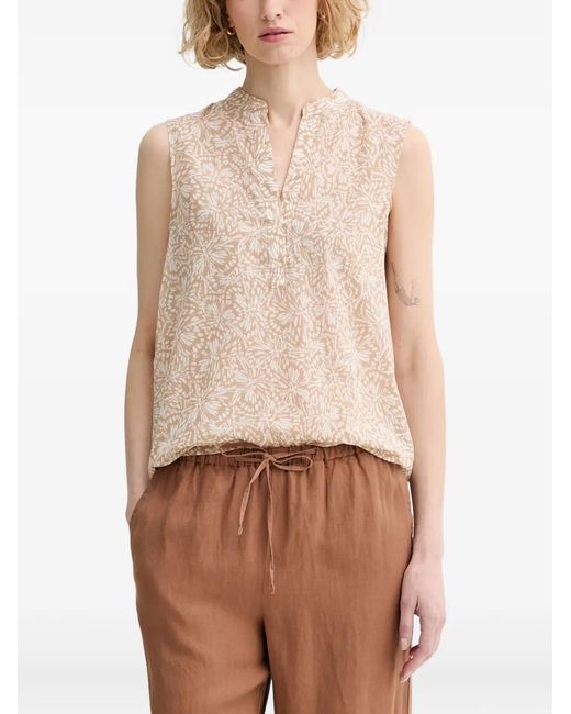 Marc O' Polo Natural Sleeveless Cotton Top