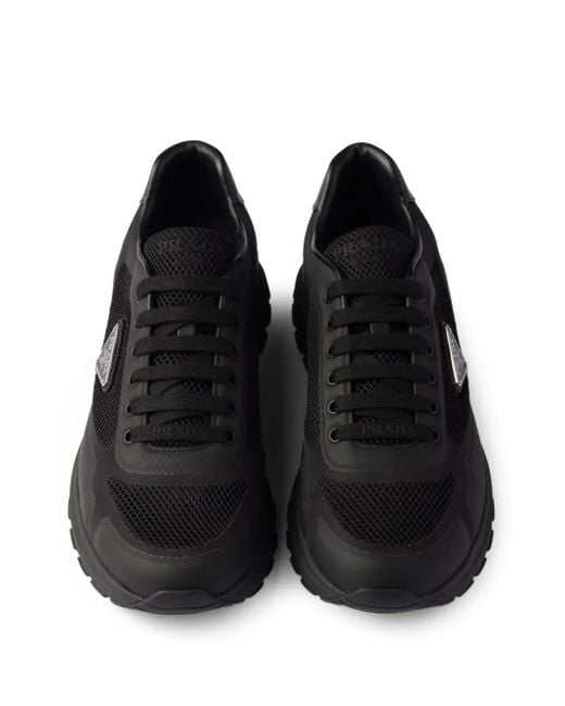 Prada Prax 2.0 Sneakers mit Mesh-Einsatz in Black für Herren