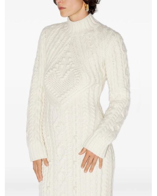 Vestido largo Aran Jean Paul Gaultier de color White