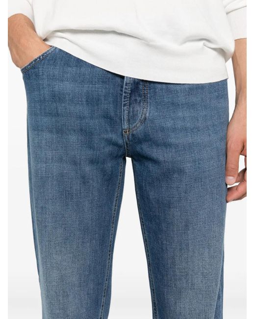 メンズ Brunello Cucinelli ファイブポケット ジーンズ Blue