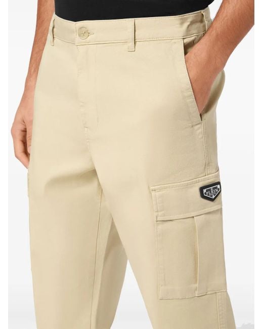 Philipp Plein Natural Cargo Trousers for men