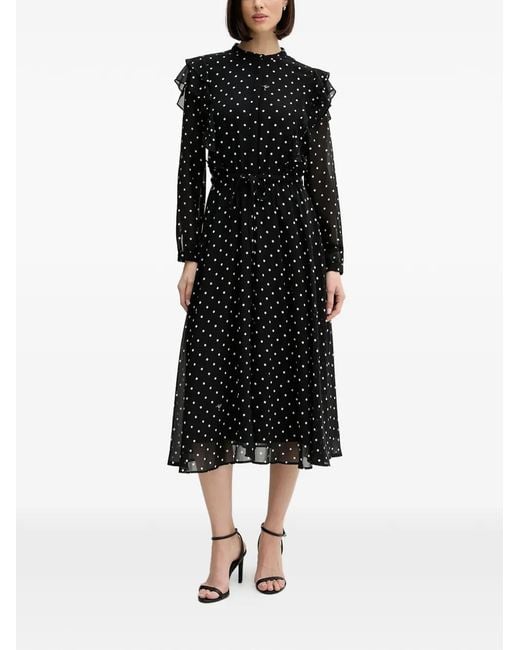 Joop! Black Robe Courte À Pois