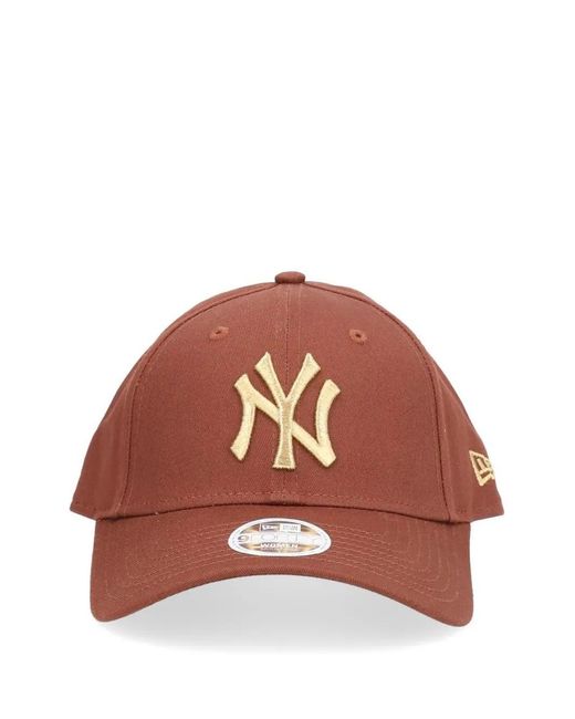 KTZ Brown Mlb 9Forty Metallic Logo Cap