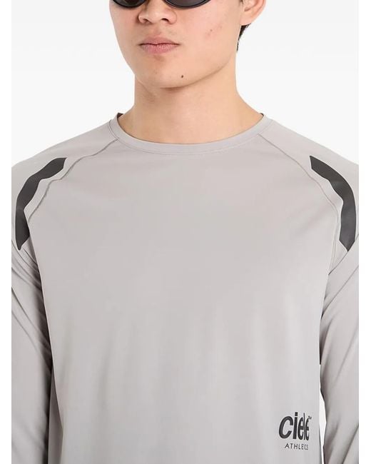 Ciele Athletics Gray Dlylongsleeve Shirt for men