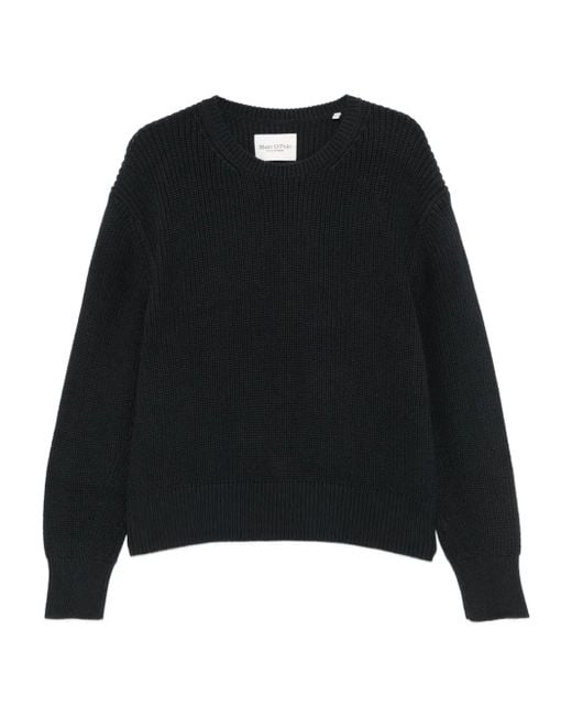 Pull À Design Côtelé Marc O' Polo en coloris Black