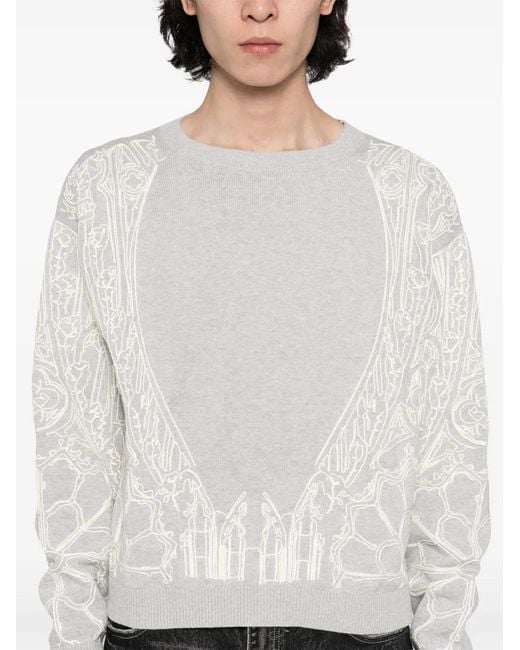 Who Decides War White Notre Dame Jumper for men