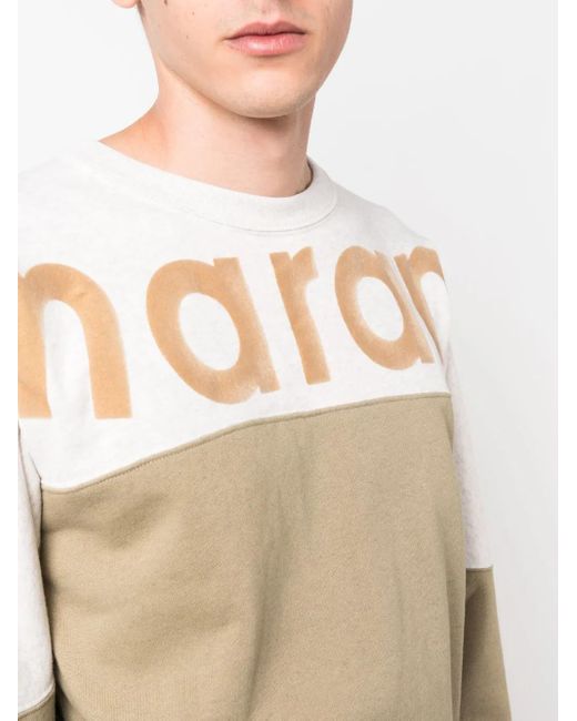 Isabel Marant Natural Howley Ribbed Sweatshirt for men