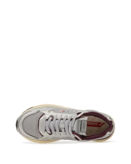 Autry White Hyperway Sneakers for men