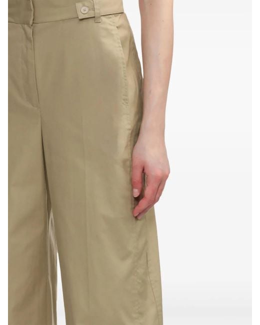 3.1 Phillip Lim Natural Belted Waist Tabs Straight-Leg Trousers