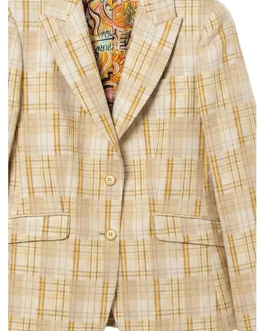 ABSEITS Natural Checked Blazer