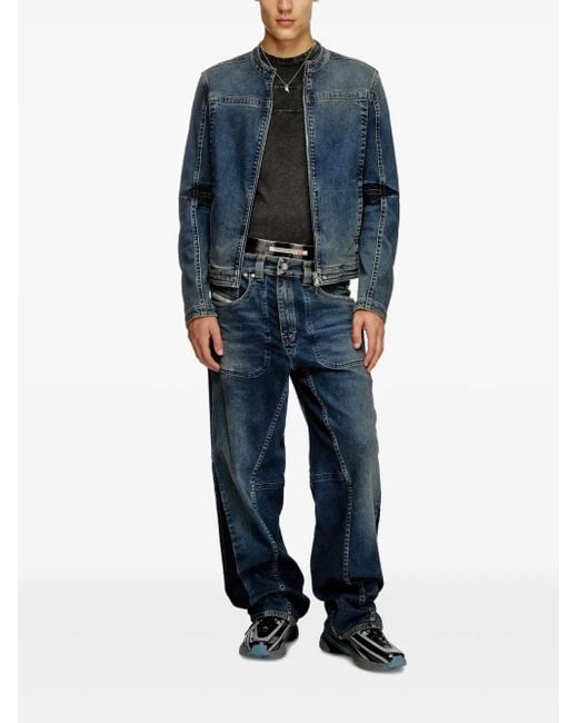 DIESEL Blue D-Glory-Re Denim Jacket for men
