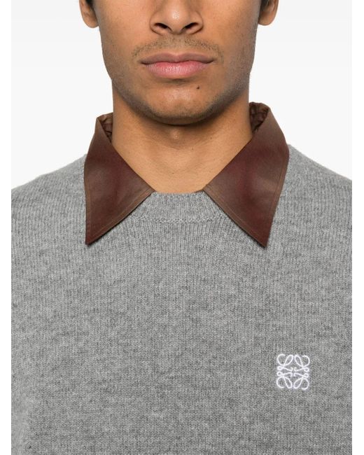 Loewe Klassischer Pullover in Gray für Herren
