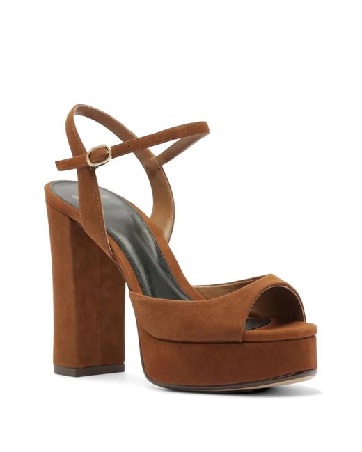 Alexandre Birman Brown Amy Platform Sandals