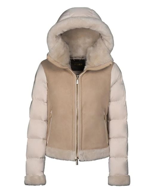 Moorer Natural Shana-Omt Hooded Jacket