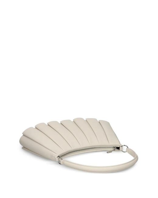 Lacoste White Medium Lenglen Shoulder Bag