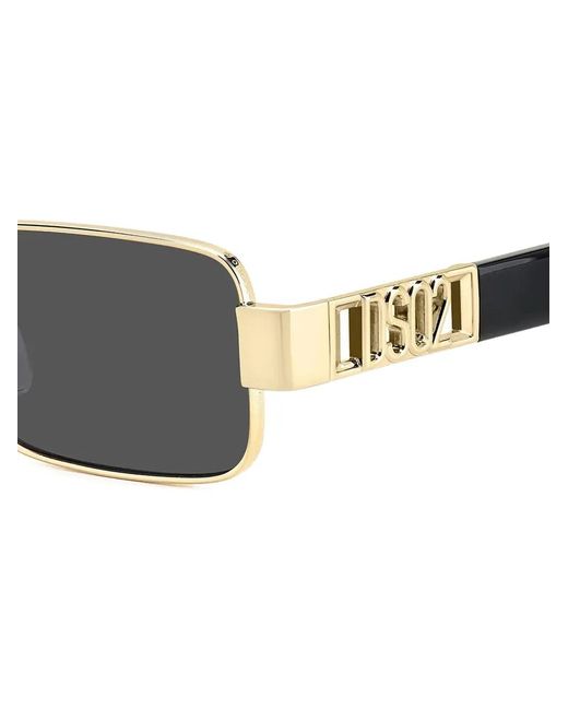 DSquared² Metallic Rectangle-Frame Sunglasses for men