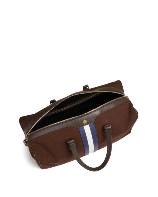 Bally Gestreepte Reistas Met Logodetail in het Brown voor heren