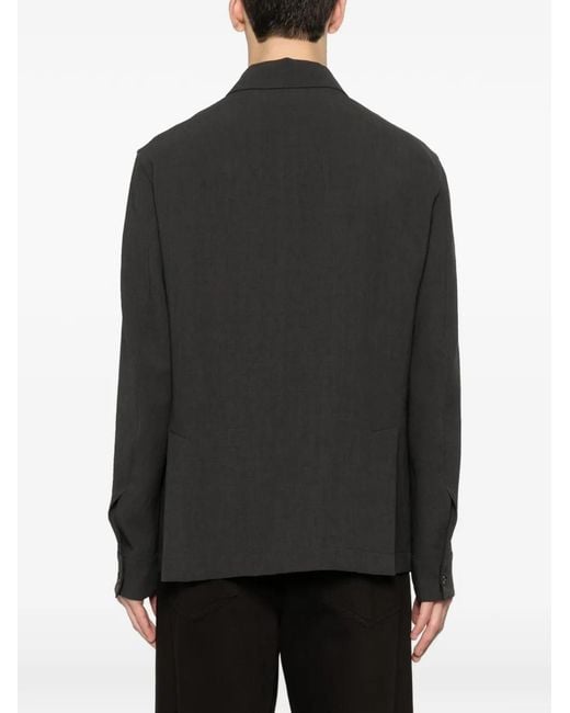 Montecore Black Buttoned Jacket for men