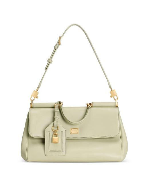 Dolce & Gabbana Natural Pochette À Breloque Cadenas