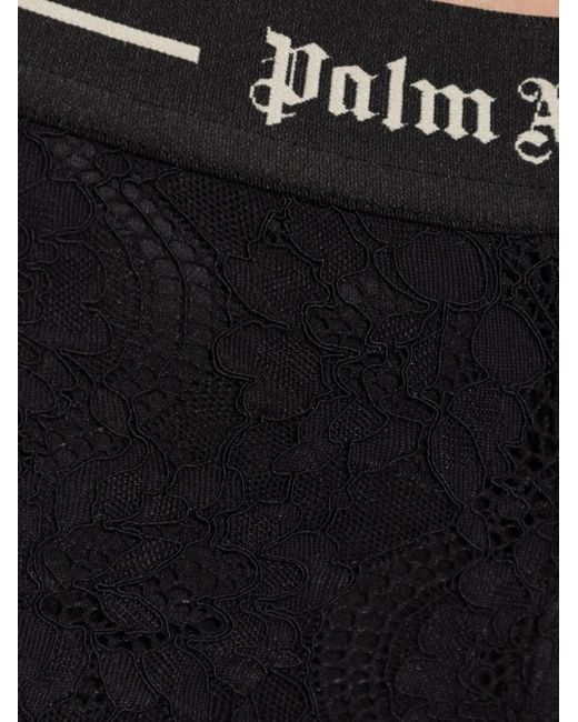 Palm Angels Blue Lace Trousers