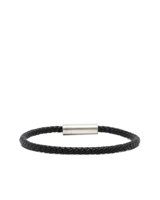 Le Gramme White 7G Leather Cable Bracelet