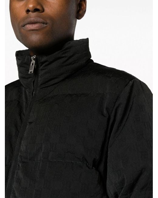 Misbhv Monogram Embossed Bandit Leather Jacket Black - Mens - Bomber Jackets  MISBHV
