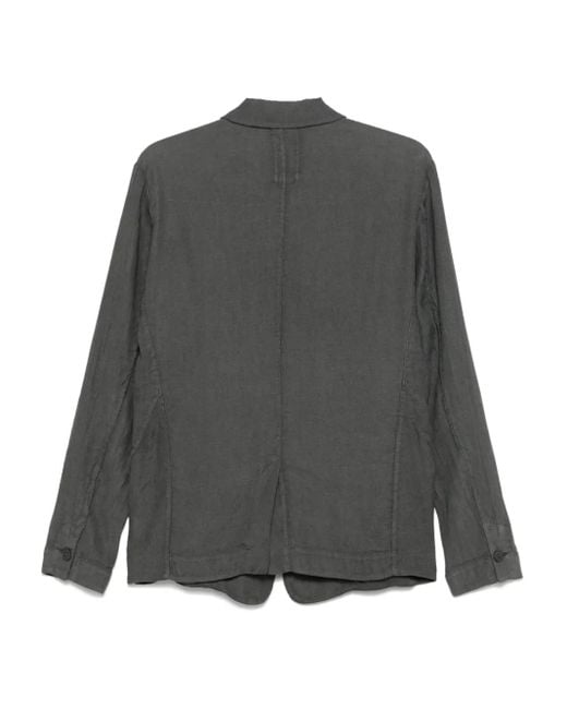 Transit Gray Single-Breasted Blazer for men
