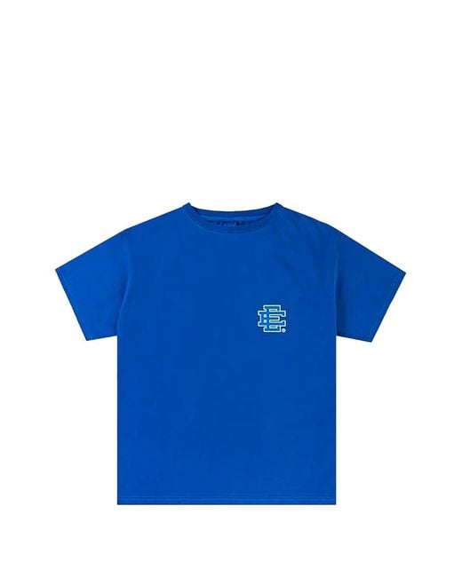 Eric Emanuel Blue Logo-Print T-Shirt for men