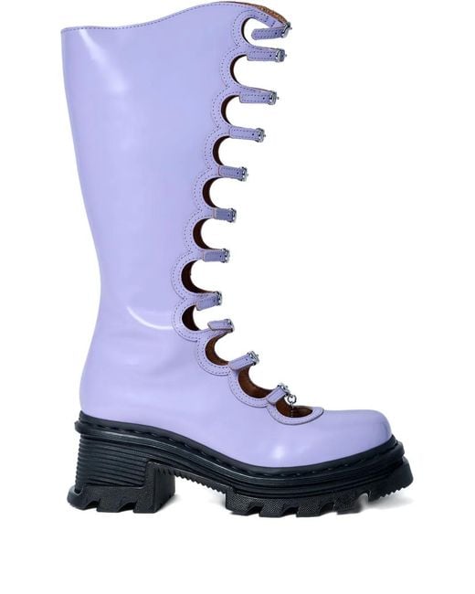 Dr. Martens Blue X Marc Jacabs Kiki Stiefel 40mm