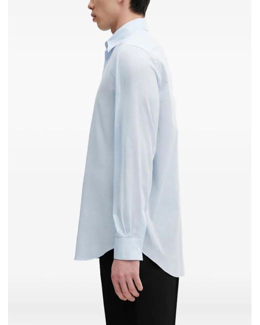 Paul Smith White Long-Sleeved Button-Down Shirt for men