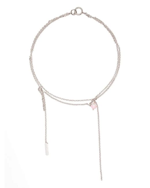 Justine Clenquet White Nikki Necklace