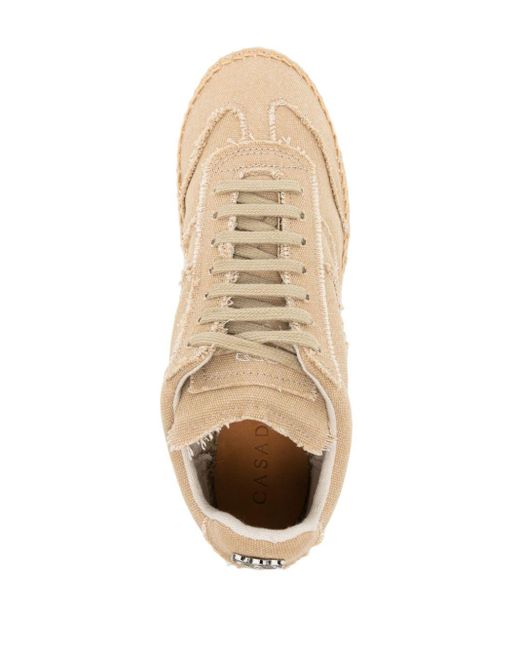 Casadei Natural Holiday Canvas-Sneakers