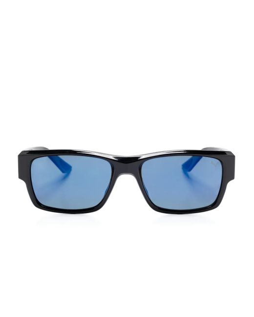 PUMA Sonnenbrille Mit Eckigem Gestell in Blue für Herren