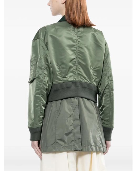 Toga Green Nylon Twill Jacket