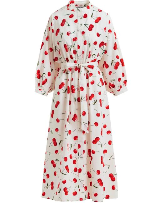 Essentiel Antwerp Red Herstory Shirt Dress