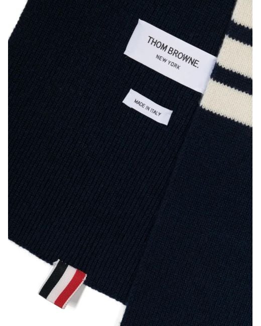 Thom Browne Blue Scarfs for men