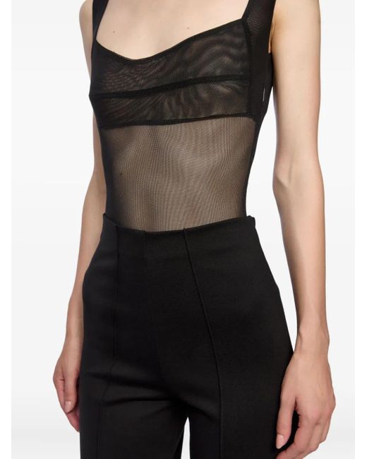 Atu Body Couture Black Mesh Bodysuit