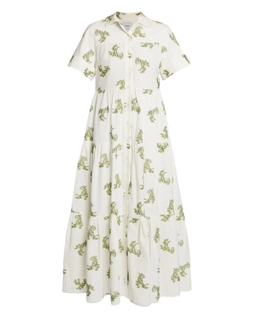 Erdem ショートスリーブ シャツドレス White