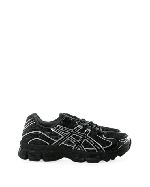 Asics Black Gel-Stratus Mc Mesh-Panelled Sneakers